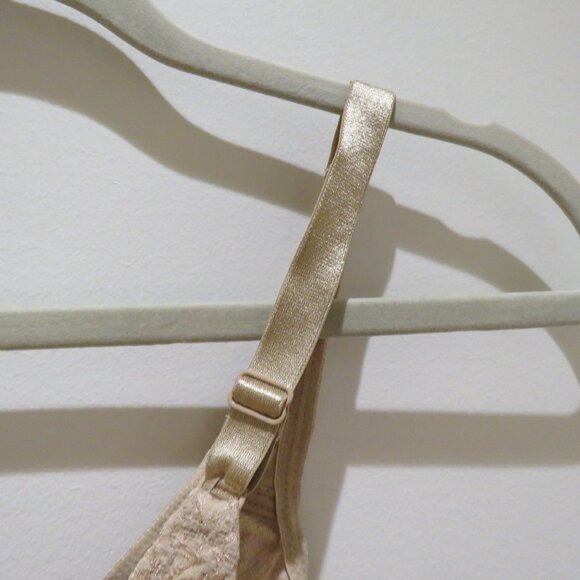 WACOAL Halo Lace Full Coverage Bra in Toast Nude Floral - Size 36D - Picture 9 of 13